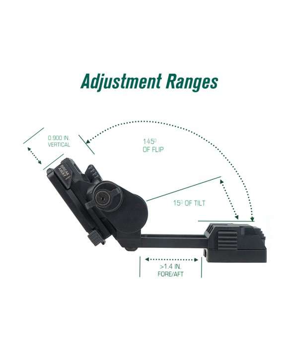 SOTAC L4G24 NVG Mount Extended Version Type III Hard Coat Anodized Black Color