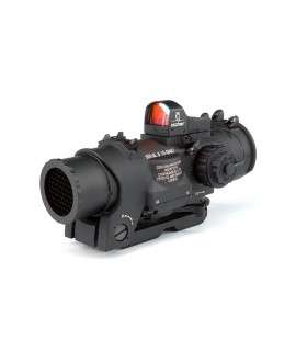 SOTAC Elcan 1-4 Dual Role Riflescope with Docter Red Dot Sight Black Combo