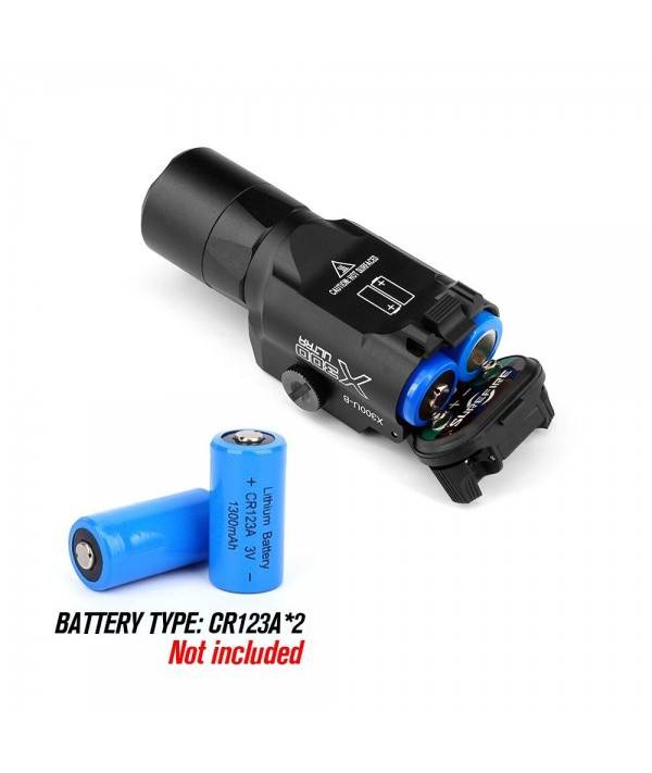 SOTAC X300U-B Ultra LED WeaponLight 1000 Lumens Pistol Light Black Color