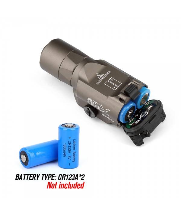 SOTAC X300U-B Ultra LED WeaponLight 1000 Lumens Pistol Light FDE Color