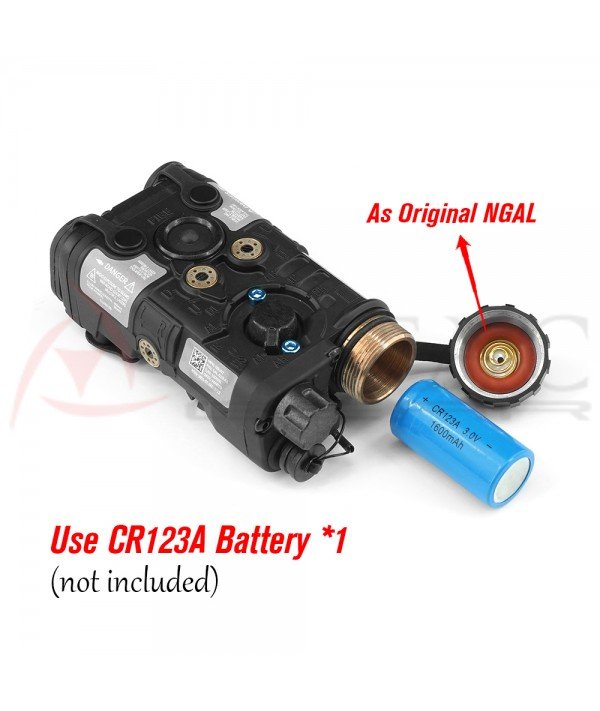 SOTAC NGAL Deluxe Ver.  IR Illuminator & Vis Red Aiming Laser Black Color CNC forged Aluminum Metal