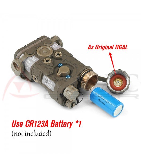 SOTAC NGAL Deluxe Ver.  IR Illuminator & Vis Red Aiming Laser FDE Color CNC forged Aluminum Metal