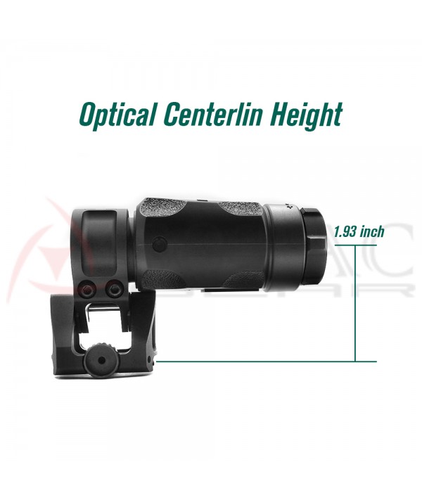 SOTAC 3XMAG-1 3X Magnifier w/LEAP QD Mount 1.93" Combo