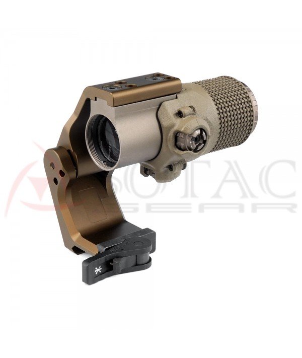 SOTAC G33 3X Magnifier w/FTC Mount HRF AMC Cover 2.26" FDE Combo