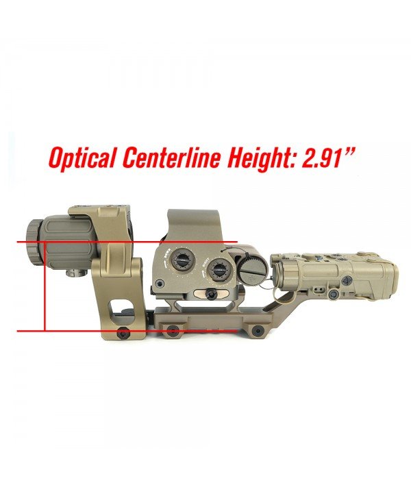 SOTAC GBRS OMNI FTC Mount 2.91" Optic Height FDE