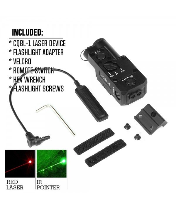 SOTAC CQBL-1 IR Laser Sight VIS Red Lasers Optics Black