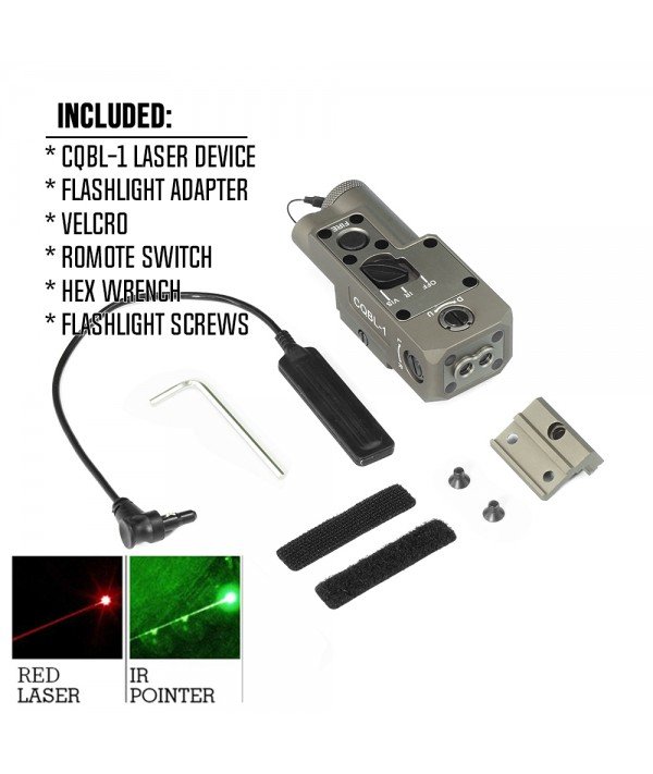 SOTAC CQBL-1 IR Laser Sight VIS Red Lasers Optics FDE