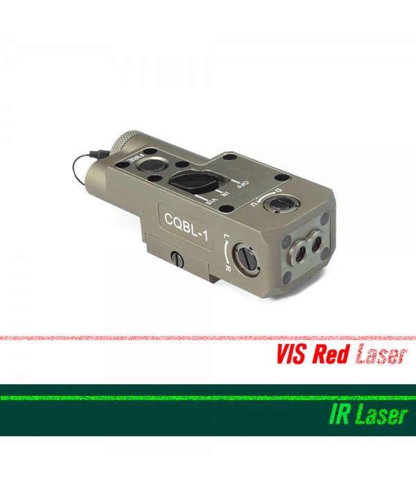 SOTAC CQBL-1 IR Laser Sight VIS Red Lasers Optics FDE