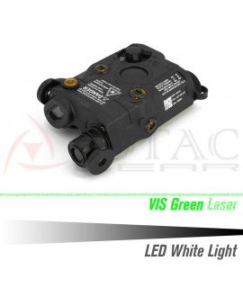 SOTAC PEQ-15 IR Laser Sight & VIS Green Laser & LED White Light Black