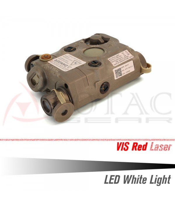 SOTAC PEQ-15 IR Laser Sight & VIS Red Laser & LED White Light TAN