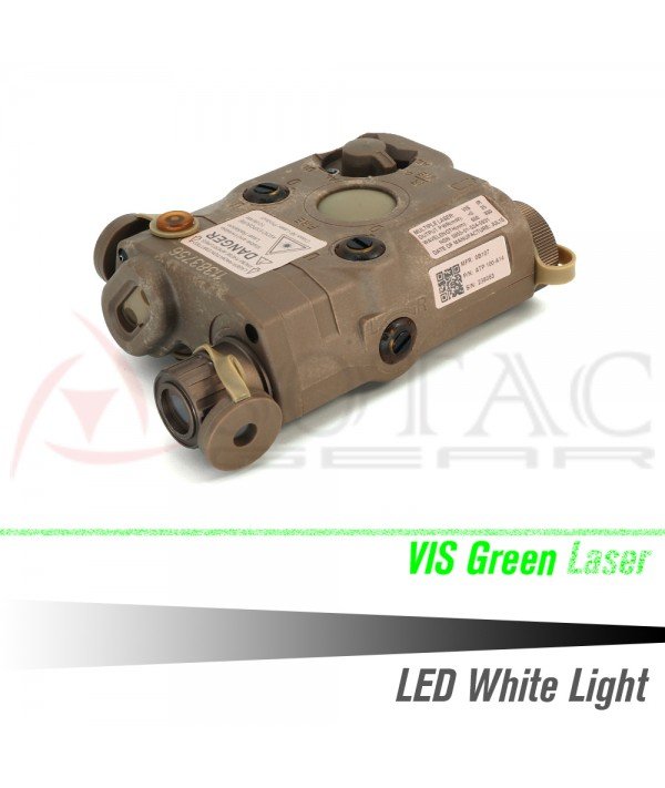 SOTAC PEQ-15 IR Laser Sight & VIS Green Laser & LED White Light TAN