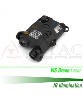 SOTAC LA-5C IR Laser Sight & VIS Green Laser & IR Illumination Black