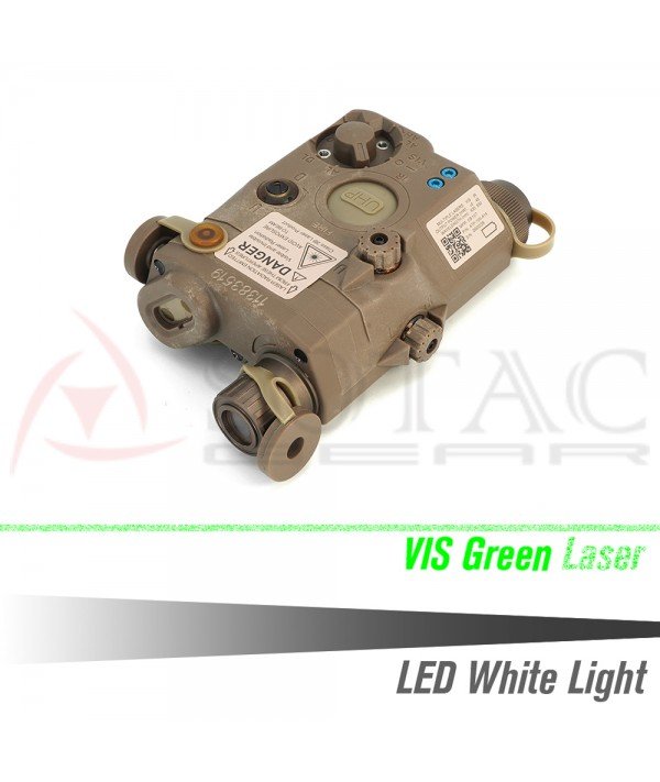 SOTAC LA-5C IR Laser Sight & VIS Green Laser & LED White Light TAN