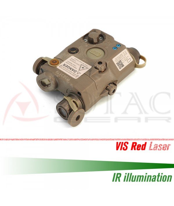 SOTAC LA-5C IR Laser Sight & VIS Red Laser & IR Illumination TAN