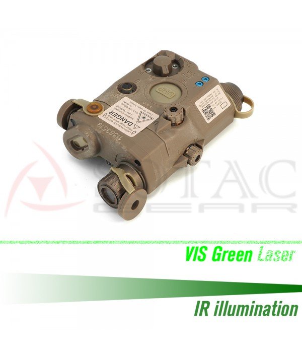 SOTAC LA-5C IR Laser Sight & VIS Green Laser & IR Illumination TAN