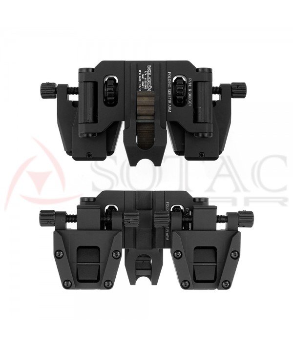 SOTAC PVS-14 SkeetIR IR Patrol Binocular Bridge NVG Mount Black Horn Interface