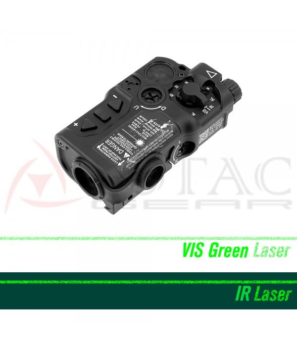 SOTAC RAID-X IR Laser Sight & VIS Green Laser Point Black