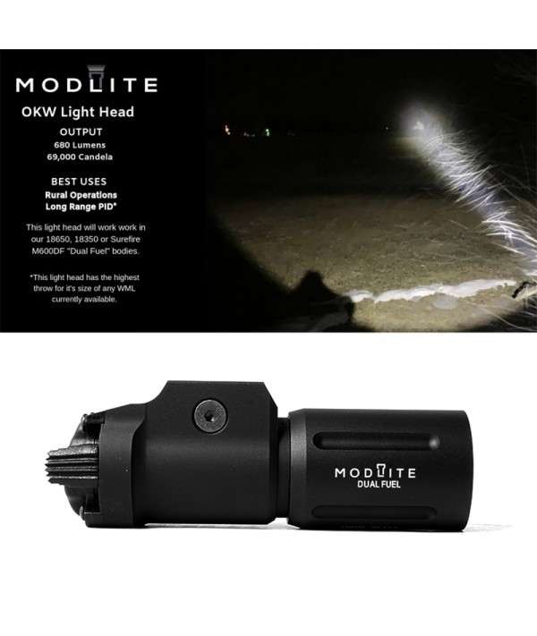 SOTAC TACTICAL OKW PL350 MODLITE 680 LUMENS WEAPON FLASHLIGHT PISTOL LIGHT