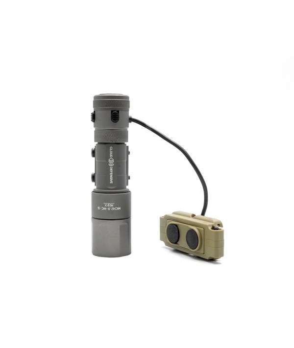 Tactical Cloud Defensive Full Size REIN 2.0 MCH Single Output Flashlight 1400 Lumens Weapon Light