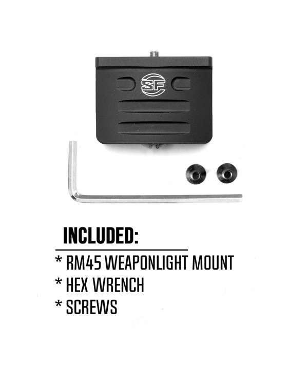 SOTAC Tactical RM45 WeaponLight Mount Offset Picatinny Rail Mount for Scout Light WeaponLights AR15 Hunting Accesory