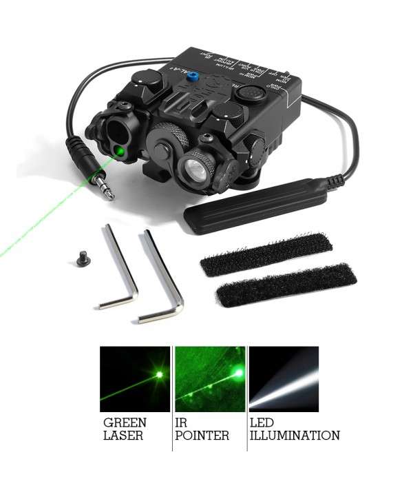 Dbal A2 Peq Rouge Vert Tactique Pointeur Laser Viseur Led Ar15 Accessoires  Militaire Ngal Mawl Autodéfense Armes Airsoft
