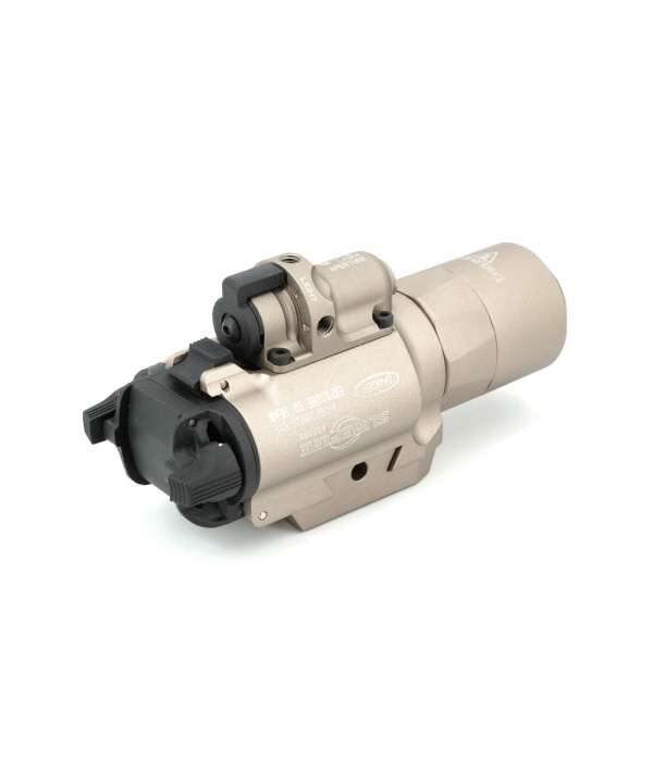 SOTAC Tactical X400U White Light And Red Laser light X400 Ultra Flashlight 350 Lumens MIL-SPEC Type III Hard Anodized Replica