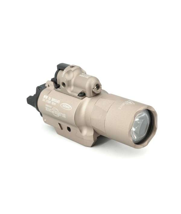 SOTAC Tactical X400U White Light And Red Laser light X400 Ultra Flashlight 350 Lumens MIL-SPEC Type III Hard Anodized Replica