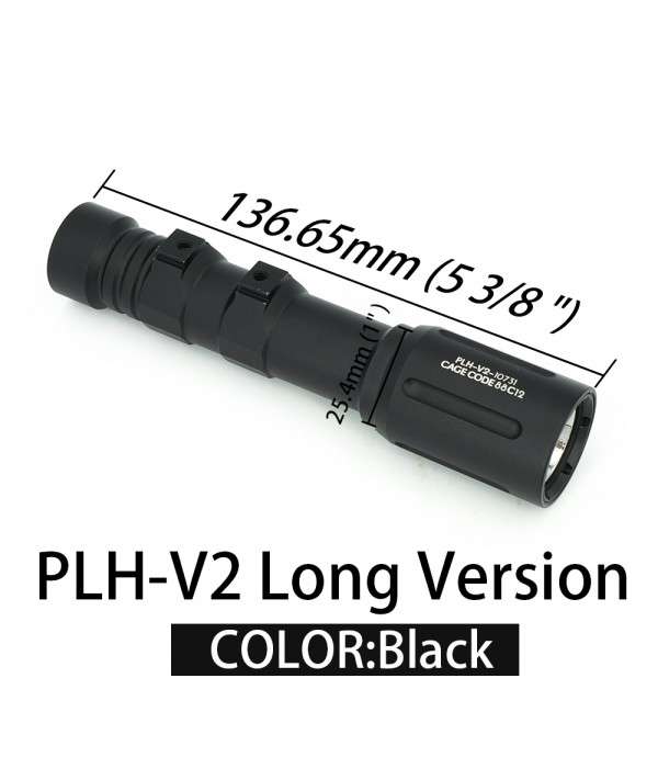 Sotac PLHv2 18650 Weapon Light White LED Airsoft Rifle Hunting High Power Weapon Scout PLH V2 Light 1350 Lumens Replica