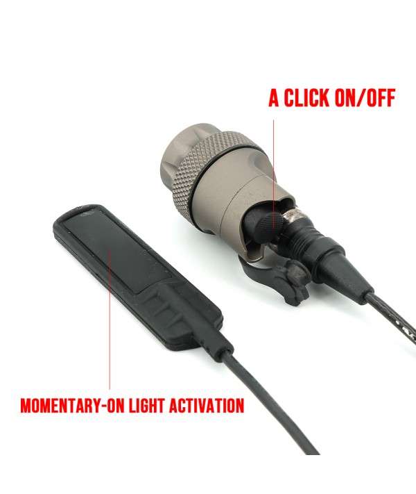 SOTAC Tactical DS07 WeaponLight Switch Waterproof Switch Assembly for Scout Light WeaponLights