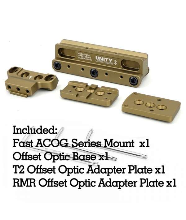 SOTAC OCG Series Mount Sets 2.05" Height For ACOG VCOG Optics Riflescope Color Black And FDE*