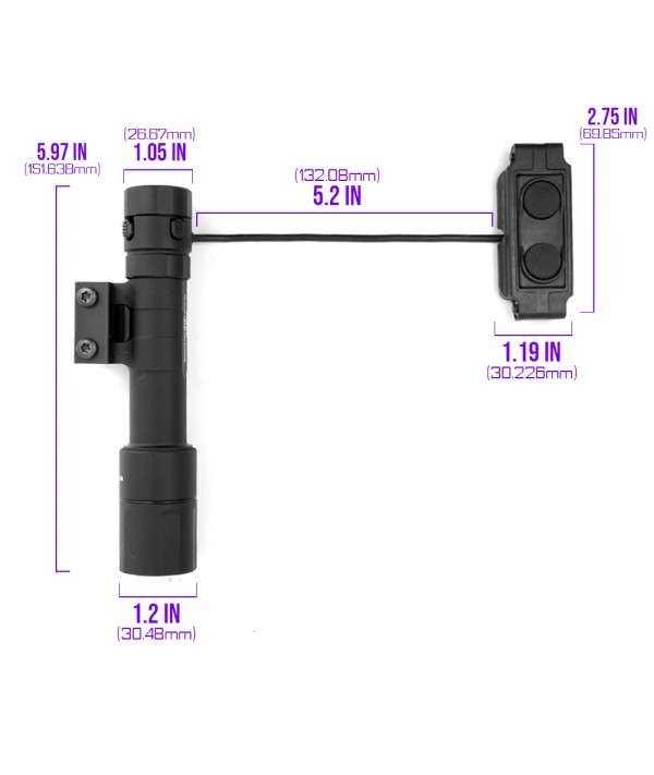 SOTAC REIN 2.0 Weapon Light Color Black/FDE - Full Size