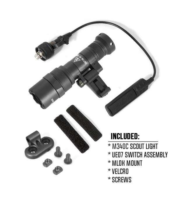 SOTAC M340C Weapon Light Tactical Flashlight Mini Scout Light Pro