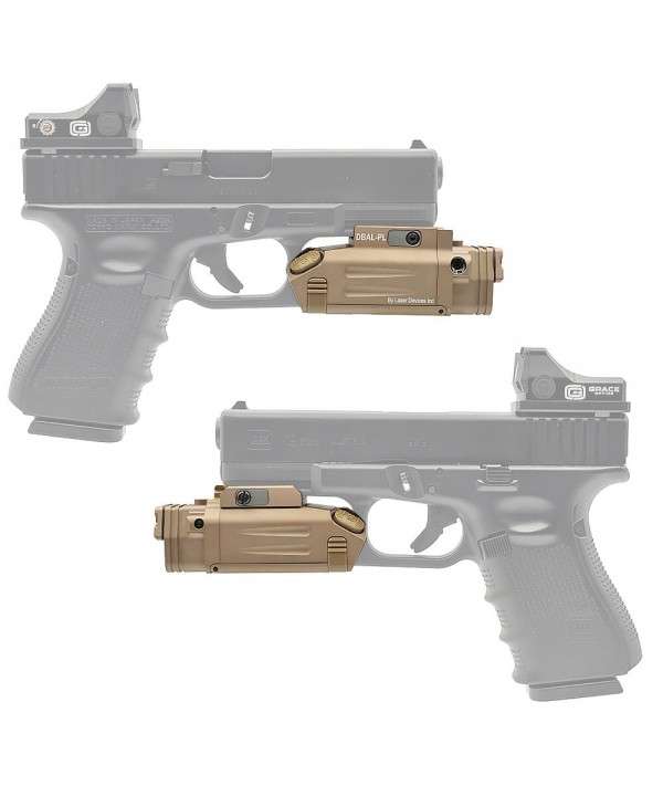 SOTAC DBAL-PL Weapon Light Laser Dual Beam Aiming Laser Pistol Light