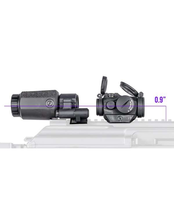 SOTAC LOW 0.9" Centerline Hieght 30mm RIng Size Optics Scope Mount For 30mm Tube Magnifier Scope w/Original Markings