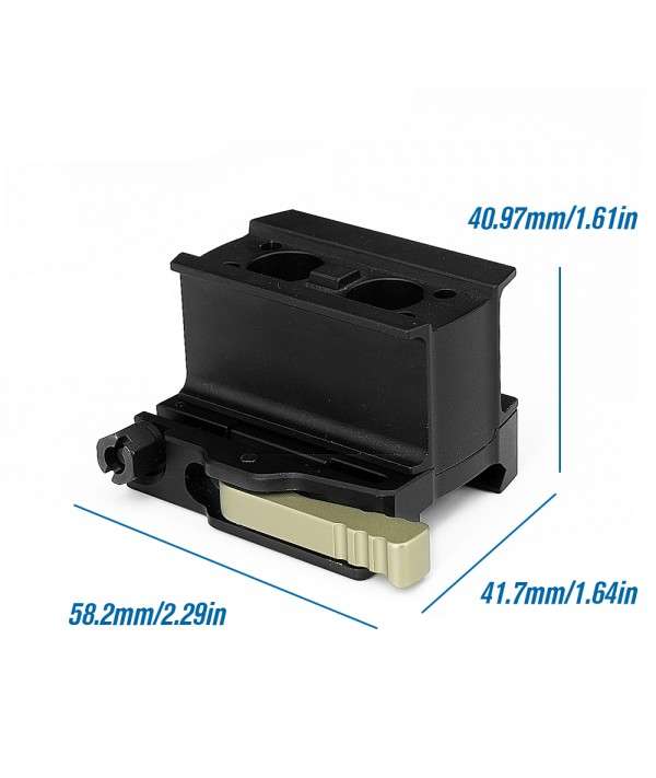 SOTAC LRP Micro QD Mount-base with Spacer Low 1.93” Centerline Height